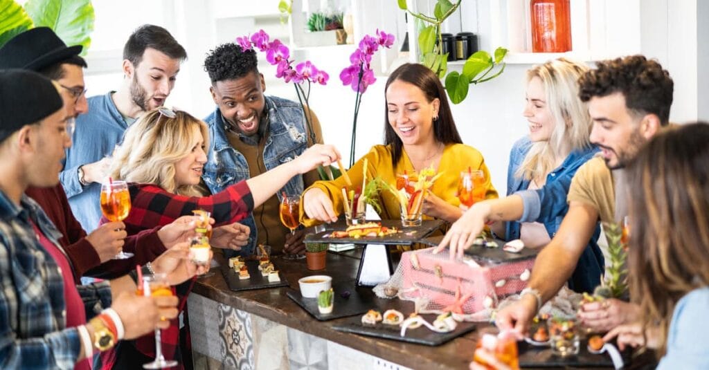 friends-having-a-birthday-celebration-at-home